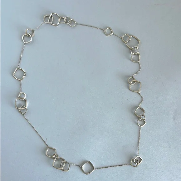 SOLD Tiffany & Co. Frank Gehry Torque Necklace Approx 32” - Picture 3 of 6